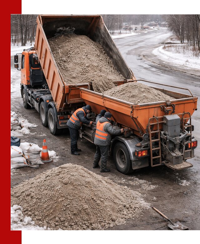 Поставка и вывоз пескосоля в Астрахани оптом и в розницу