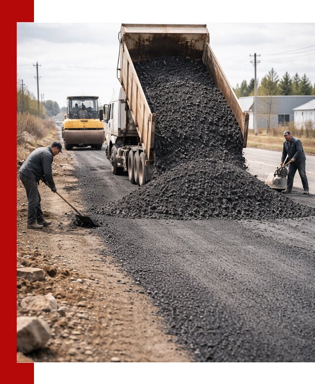 Асфальтовая крошка для дорог в Астрахани — поставка и доставка