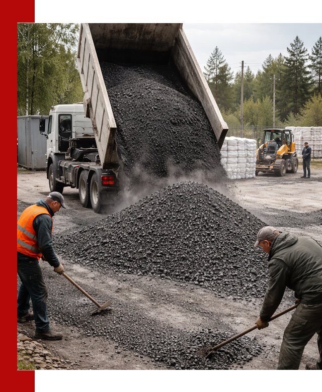 Доставка и продажа асфальтного гранулята в Астрахани