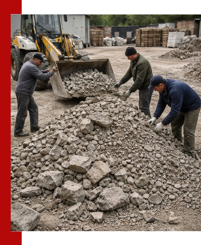 Демонтаж и вывоз бой бетона в Астрахани