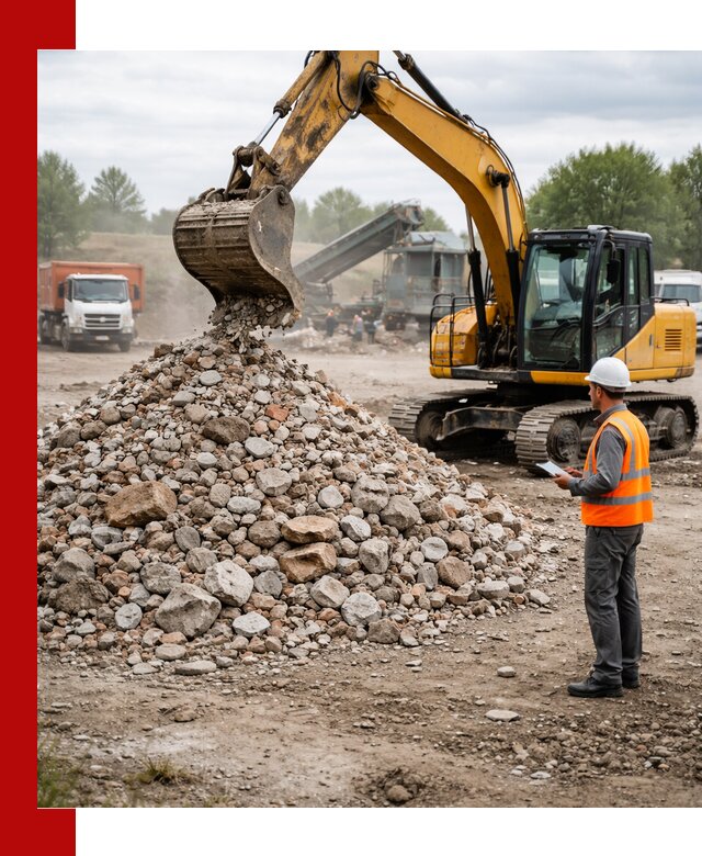 Доставка и вывоз строительного боя в Астрахани