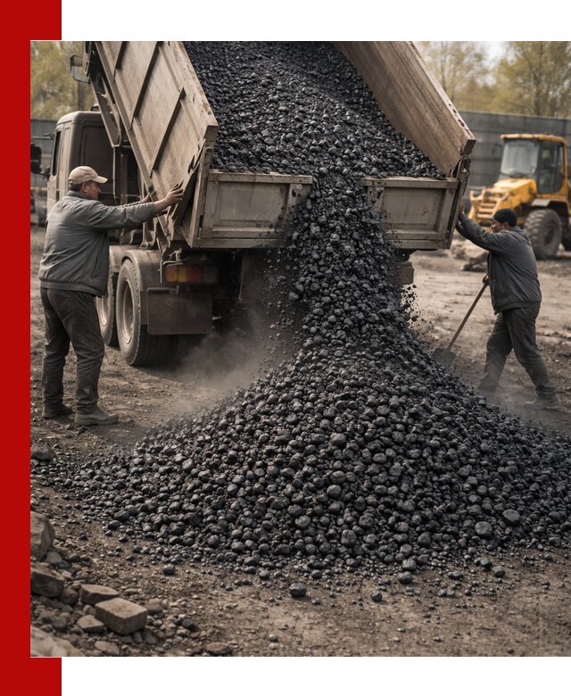Доставка угля семечка самосвалами в Астрахани