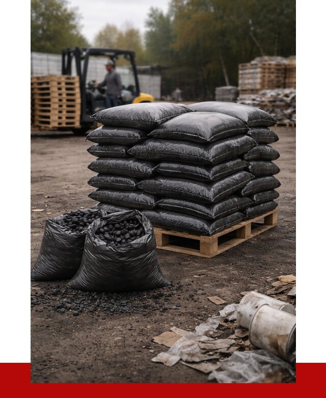 Купить уголь в мешках с доставкой в Астрахани от 7707 р. | ПРОНЕРУДСтр