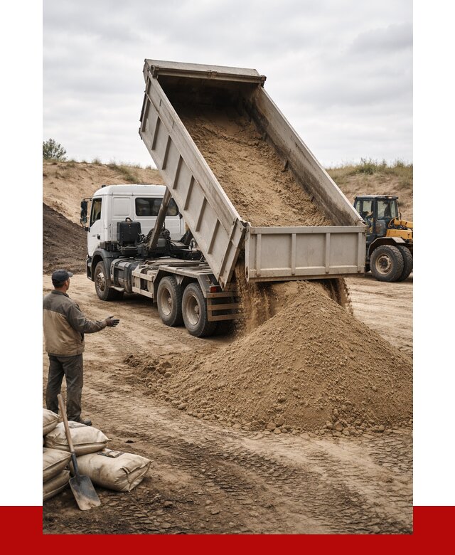 Доставка самосвалом 20 кубов в Астрахани от 7707 р. | ПРОНЕРУДСтр