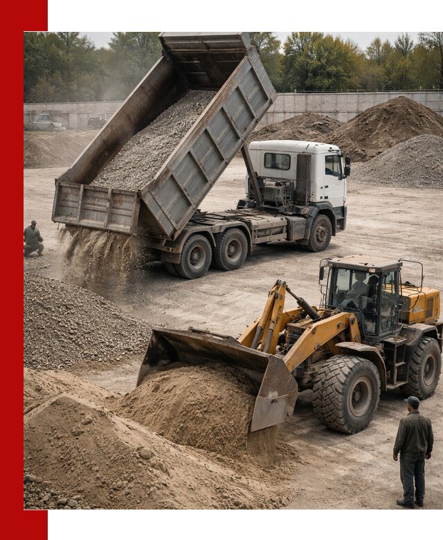 Перевозка сыпучих грузов самосвалами и бортовыми в Астрахани