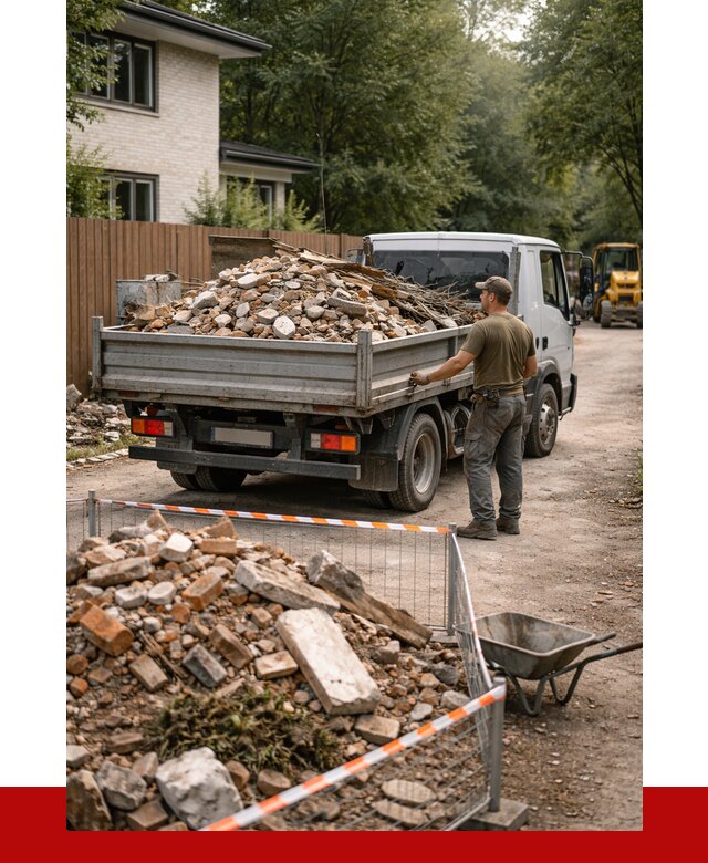 Вывоз строительного мусора с погрузкой в Астрахани от 7707 р | ПРОНЕРУДСтр