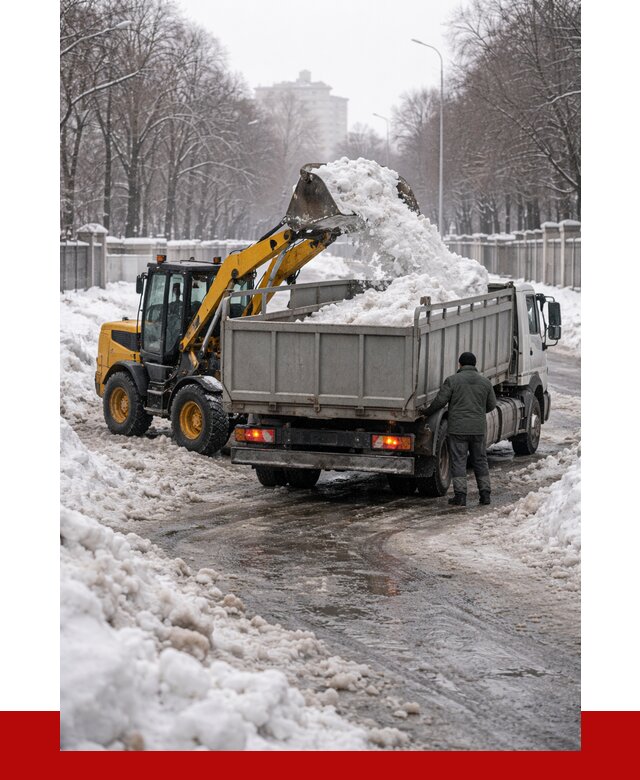 Вывоз снега с погрузкой в Астрахани от 3597 р. ПРОНЕРУДСтр
