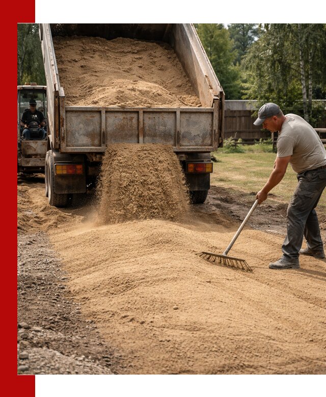 Отсыпка участка песком в Астрахани быстро и качественно