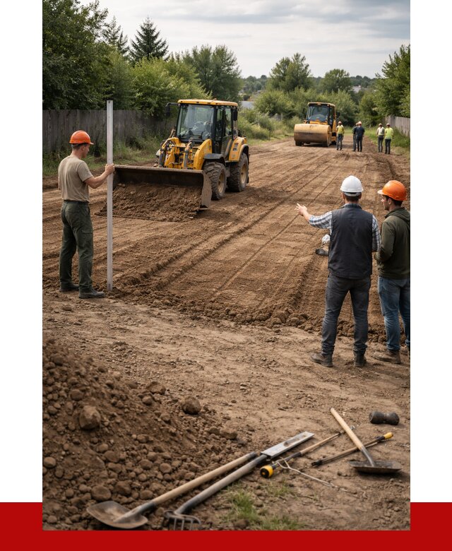 Планировка участка грунтом в Астрахани от 4624 р ПРОНЕРУДСтр
