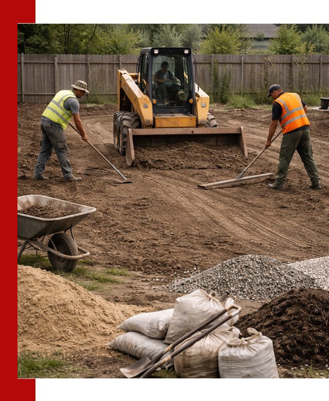 Выравнивание участка под строительство и благоустройство в Астрахани